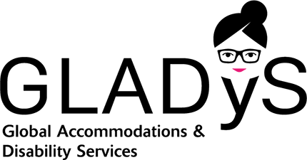 GLADyS Global Accommodations & Disability Services logo